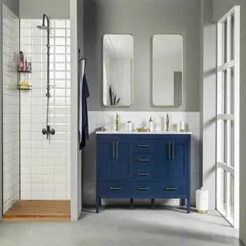 kendall blue bathroom vanity 36