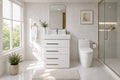 Adora Bathroom Cabinet - Bright White 24"