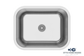 23'' Stainless Steel Kitchen Single Undermount Sink | VanitySale