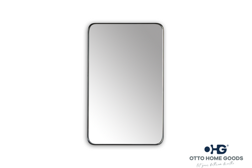 20" x 32" Rectangular Black Mirror