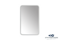20" x 32" Rectangular White Mirror