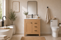 Aria Bathroom Cabinet - Natural Oak 30"
