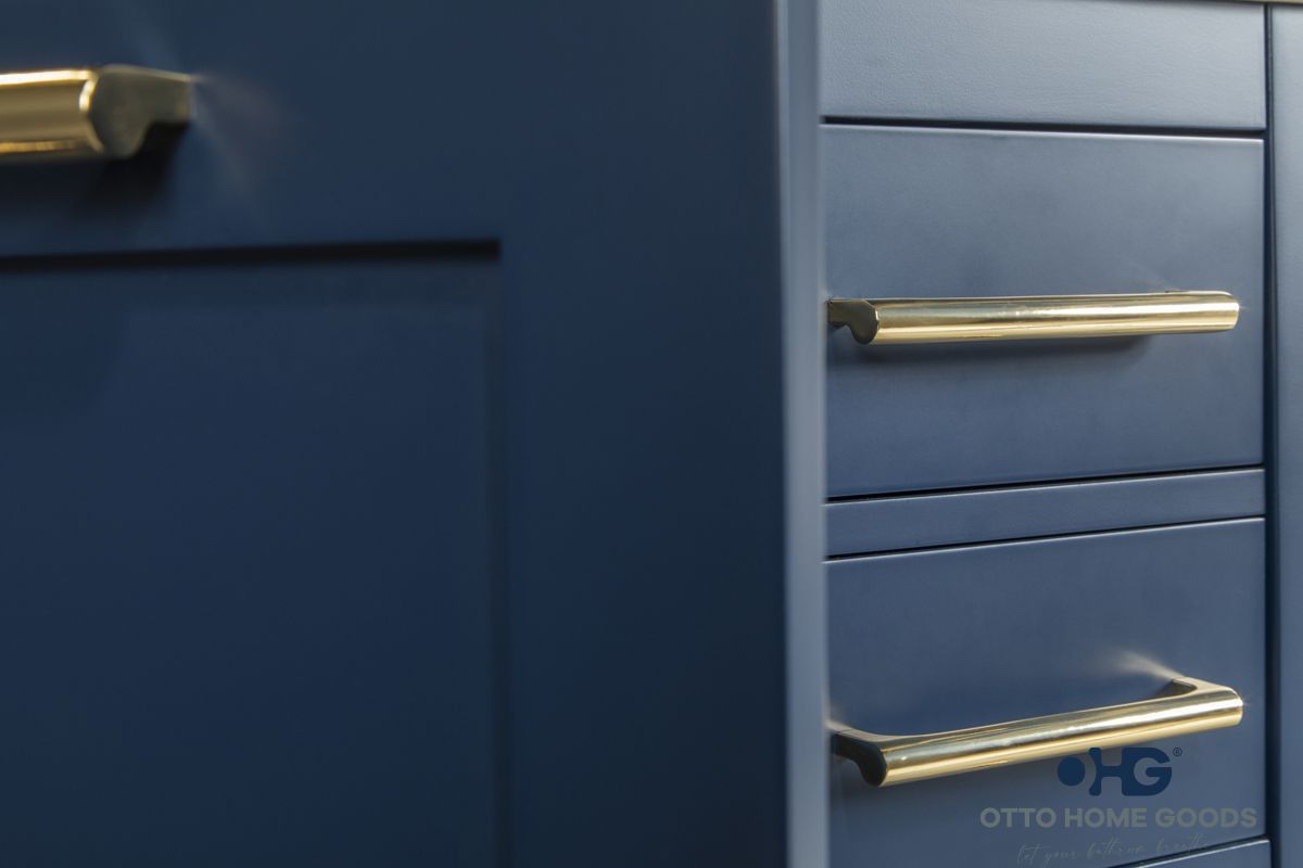 Ashley Bathroom Cabinet - Navy Blue 42" - 3