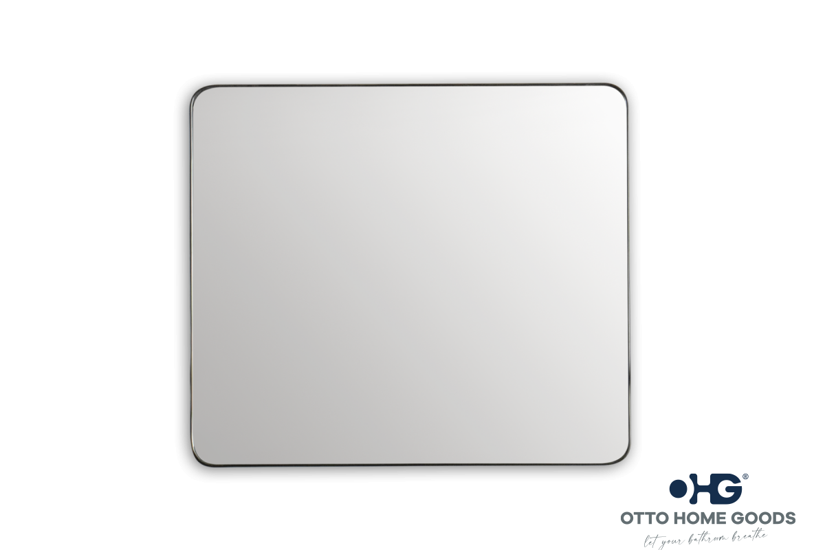 30" x 36" Rectangular Black Mirror