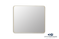 30" x 36" Rectangular Gold Mirror