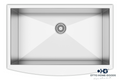 Stainless Steel Handmade Apron Single Bowl Sink | VanitySale