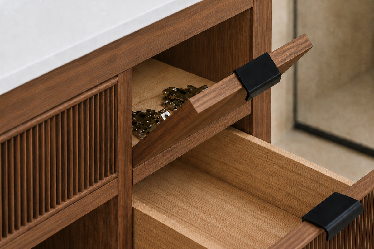 Catalina Bathroom Cabinet - Walnut 30" - 2
