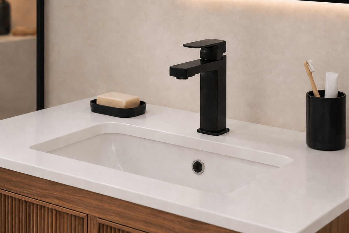 Catalina Bathroom Cabinet - Walnut 30" - 6