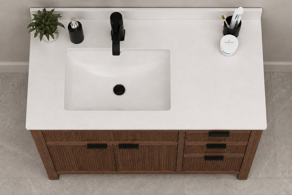 Catalina Bathroom Cabinet - Walnut 36" - 2
