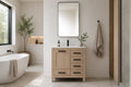 Ashley Bathroom Cabinet - Natural Oak 30"