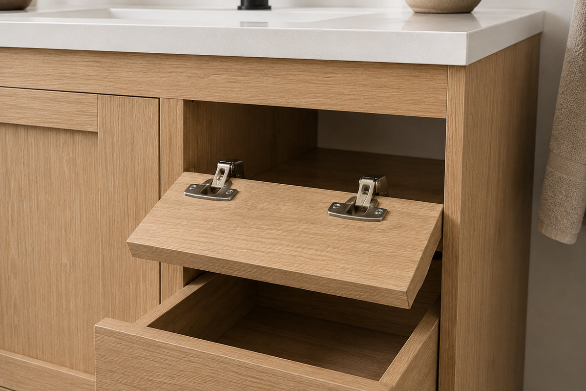 Ashley Bathroom Cabinet - Natural Oak 30" - 5