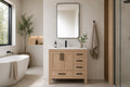 Ashley Bathroom Cabinet - Natural Oak 36"