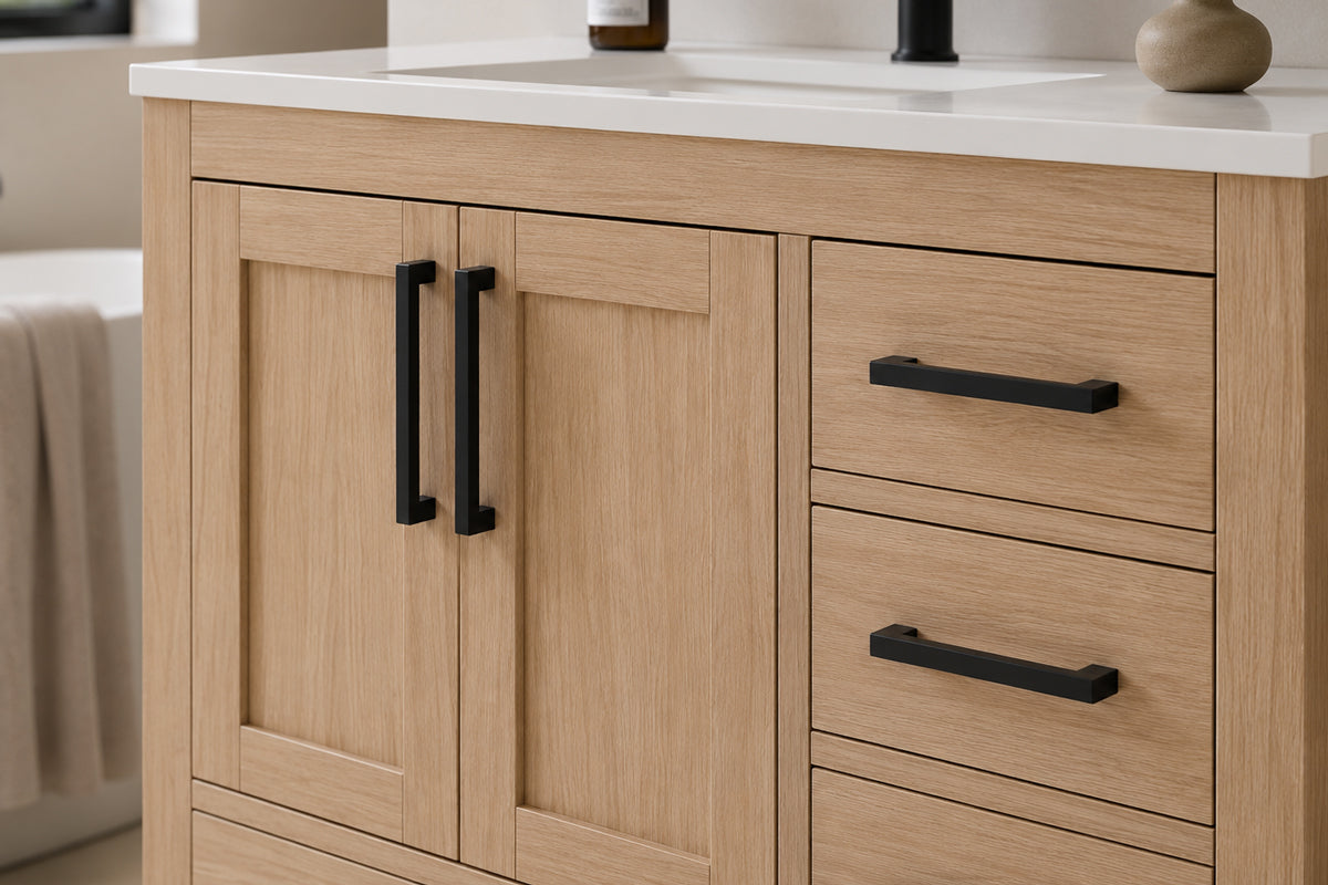 Ashley Bathroom Cabinet - Natural Oak 36" - 3
