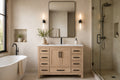 Ashley Bathroom Cabinet - Natural Oak 48"