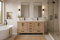 Ashley Bathroom Cabinet - Natural Oak 60"