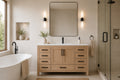 Ashley Bathroom Cabinet - Natural Oak 60" Single