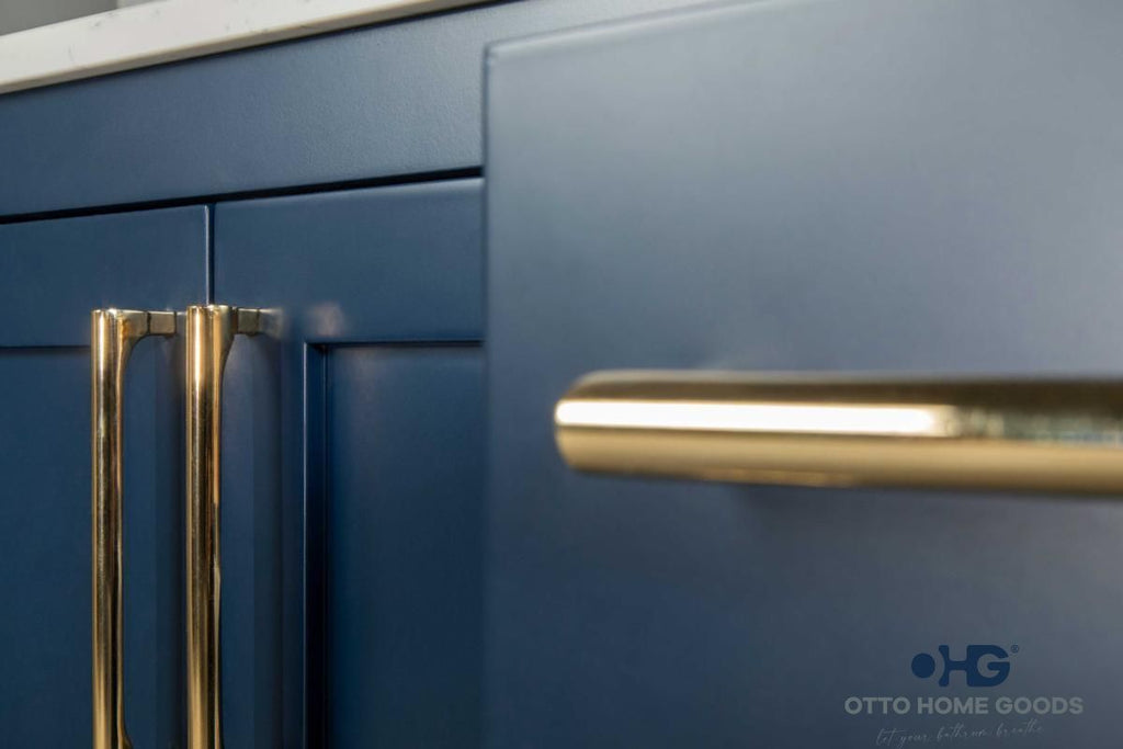 Ashley Bathroom Cabinet - Navy Blue 60" Single - 2
