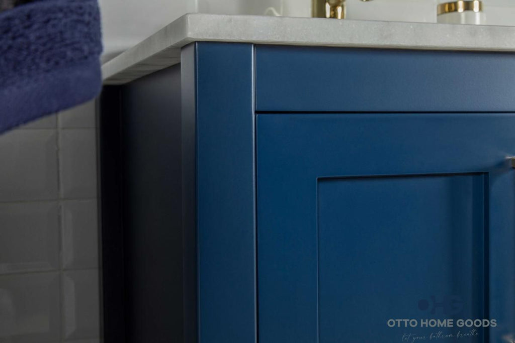 Ashley Bathroom Cabinet - Navy Blue 60" Single - 4