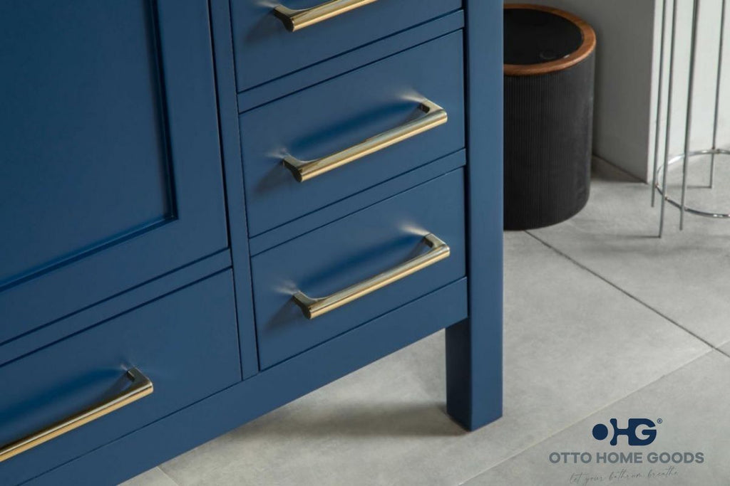 Ashley Bathroom Cabinet - Navy Blue 60" Single - 5