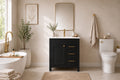 Aria Bathroom Cabinet - Black 30"
