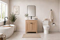 Aria Bathroom Cabinet - Natural Oak 24"