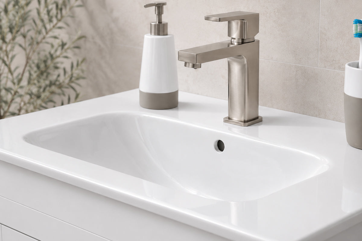 Aria Bathroom Cabinet - White 24" - 3