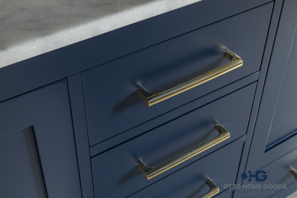Ashley Bathroom Cabinet - Navy Blue 60" - 2