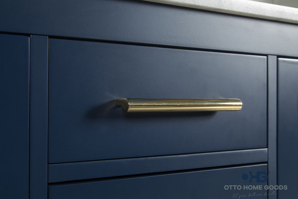 Ashley Bathroom Cabinet - Navy Blue 60" - 3
