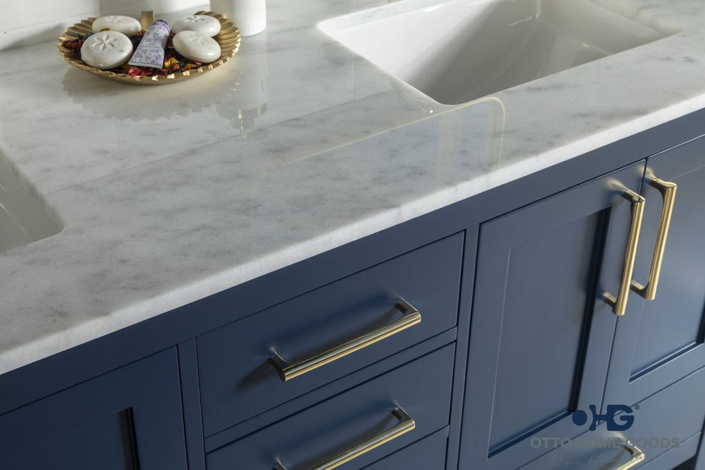 Ashley Bathroom Cabinet - Navy Blue 60" - 4