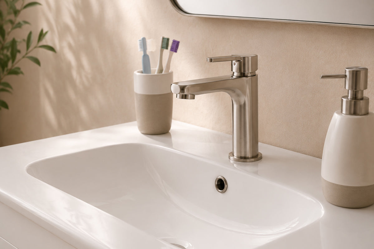 Aria Bathroom Cabinet - White 30" - 3