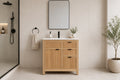 Catalina Bathroom Cabinet - Natural Oak 30"
