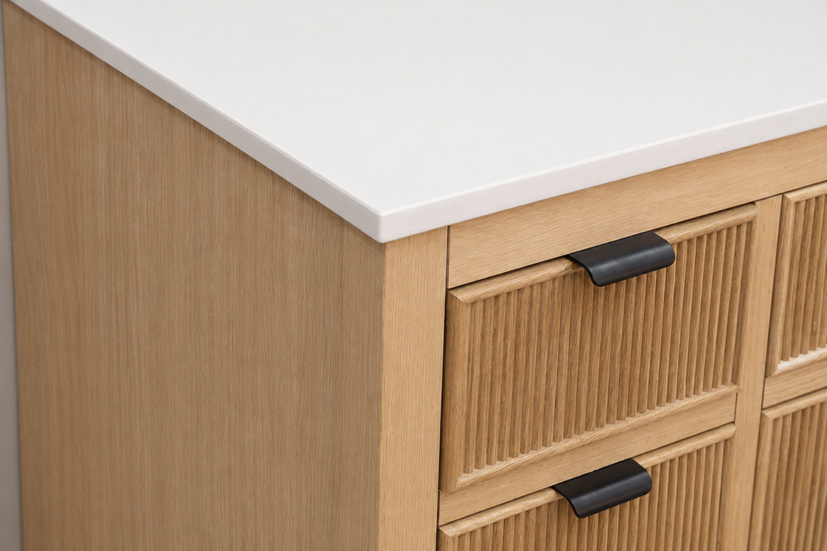 Catalina Bathroom Cabinet - Natural Oak 48" - 4