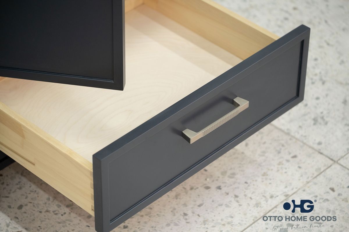 Frame Bathroom Cabinet - Dark Gray 24" - 13