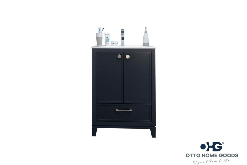 Frame Bathroom Cabinet - Dark Gray 24" - 14