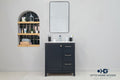 Frame Bathroom Cabinet - Dark Gray 30"