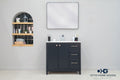 Frame Bathroom Cabinet - Dark Gray 36"