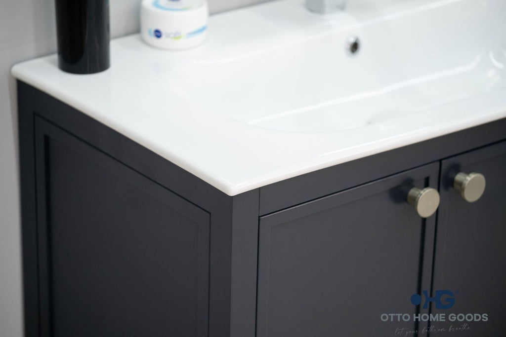 Frame Bathroom Cabinet - Dark Gray 36" - 6
