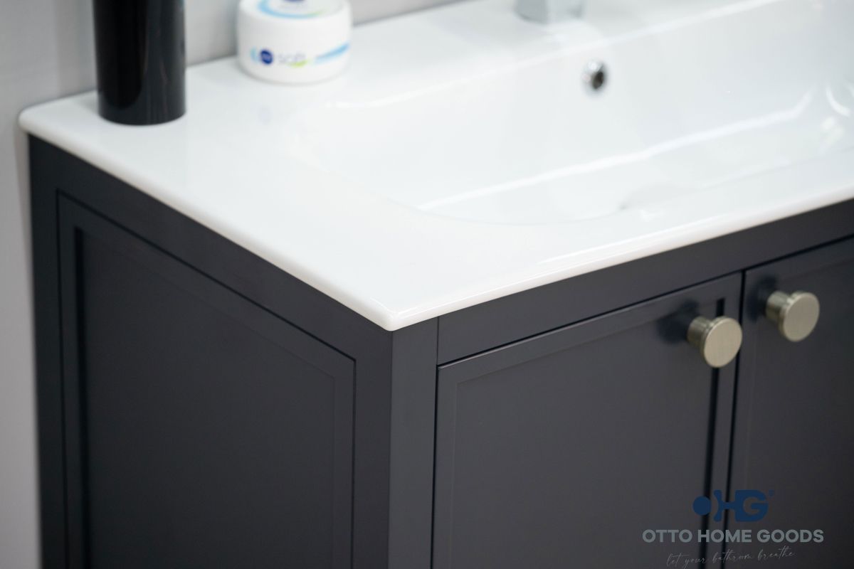 Frame Bathroom Cabinet - Dark Gray 36" - 6