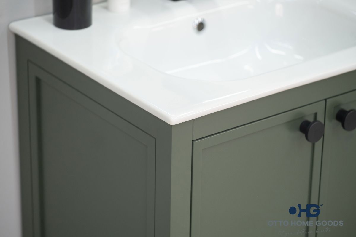 Frame Bathroom Cabinet - Pine Green 24" - 5