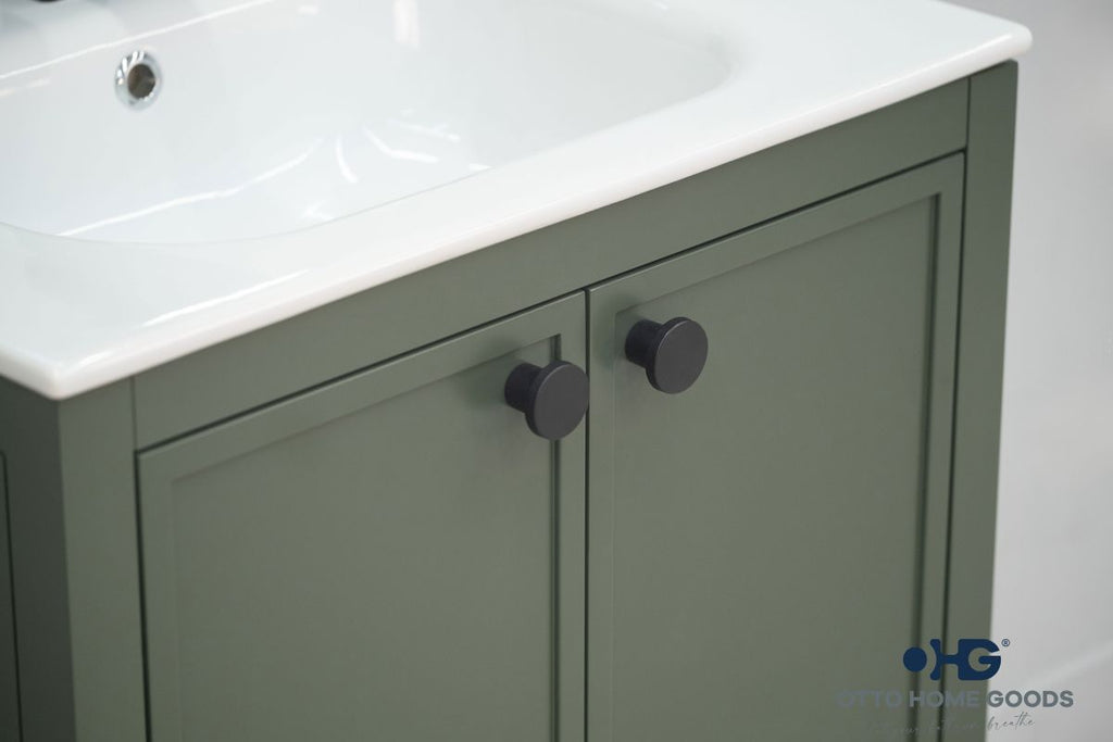 Frame Bathroom Cabinet - Pine Green 24" - 6