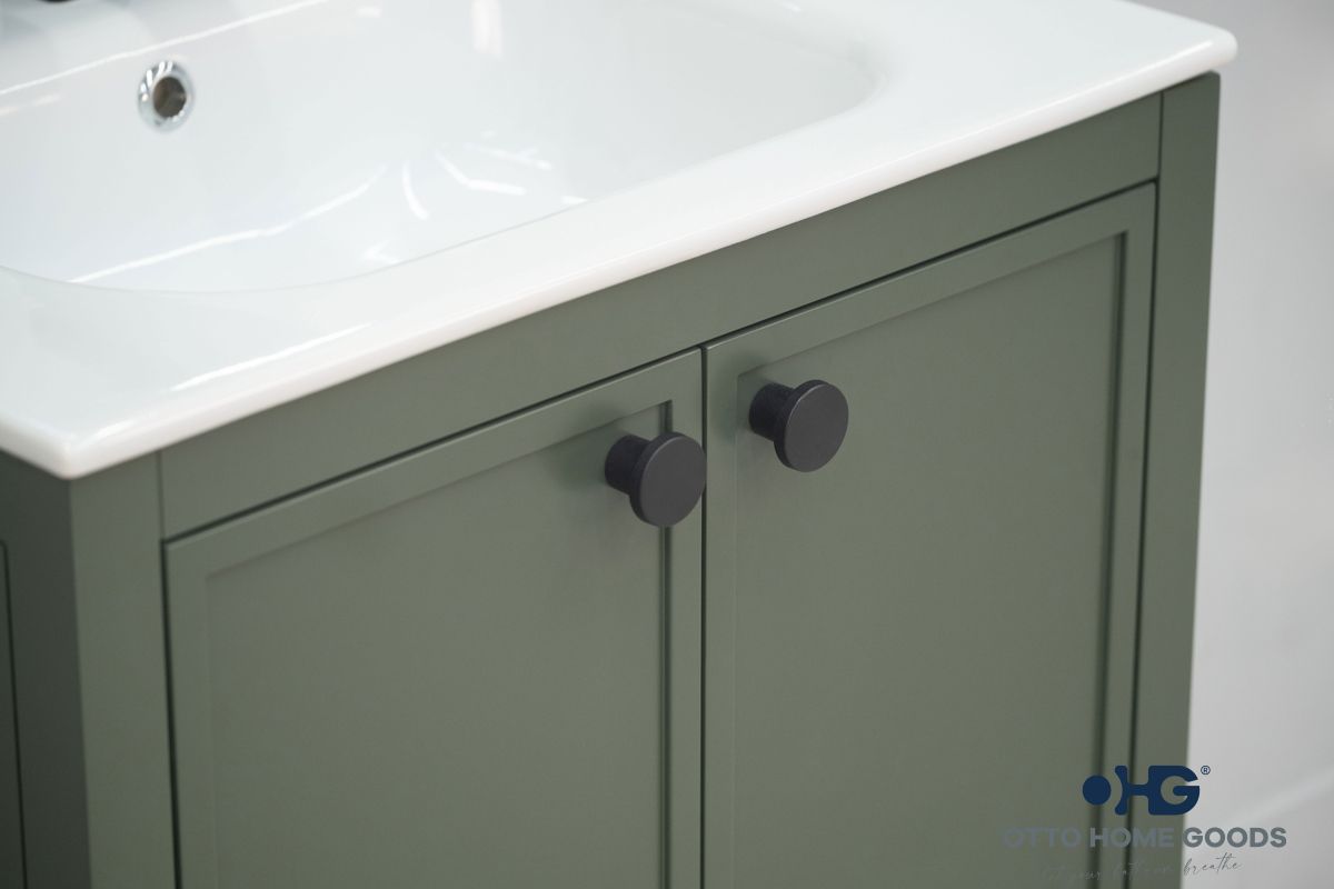 Frame Bathroom Cabinet - Pine Green 24" - 6