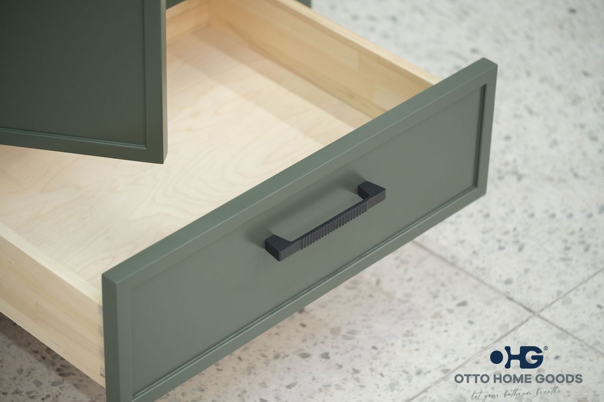 Frame Bathroom Cabinet - Pine Green 24" - 7