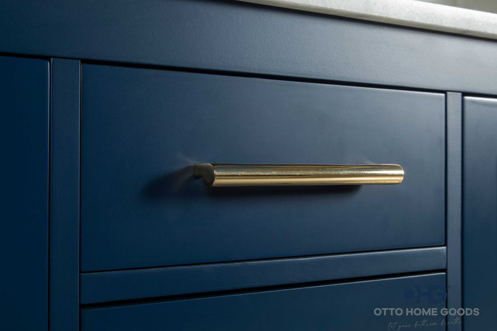Ashley Bathroom Cabinet - Navy Blue 72" - 6
