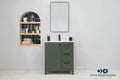 Frame Bathroom Cabinet - Pine Green 30"