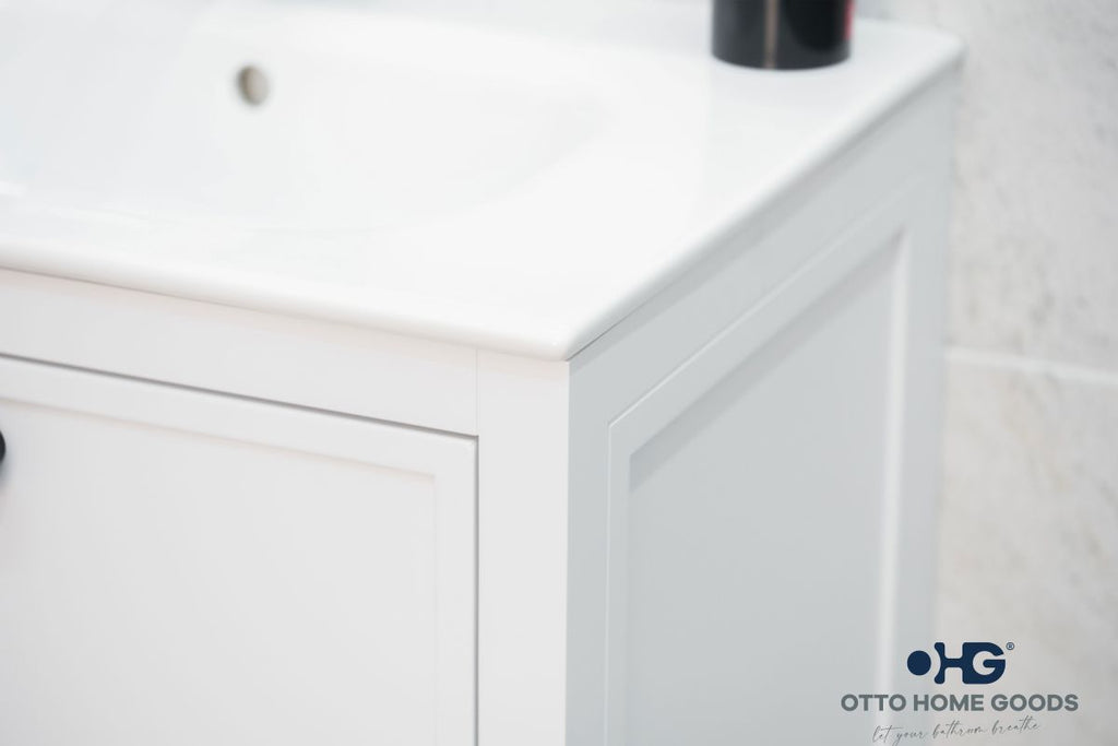 Frame Bathroom Cabinet - White 24" - 5