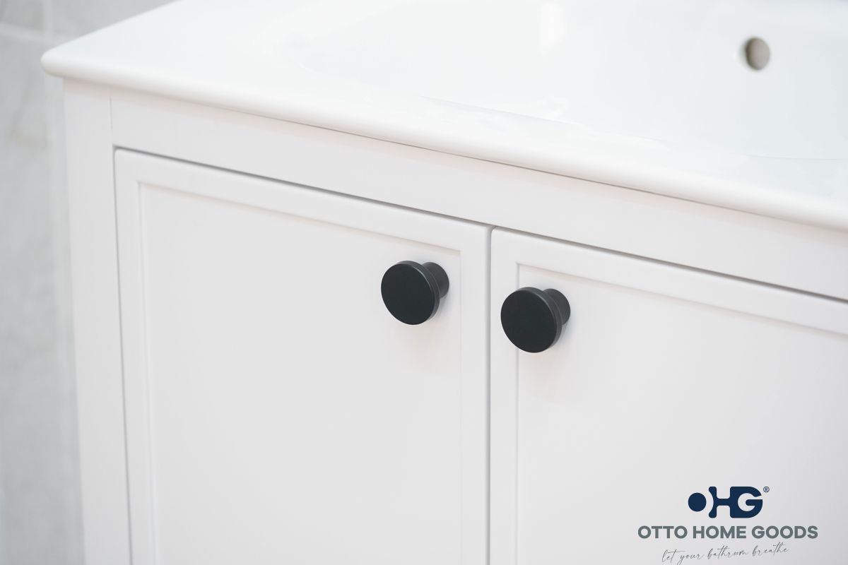 Frame Bathroom Cabinet - White 24" - 6