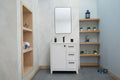 Frame Bathroom Cabinet - White 30"