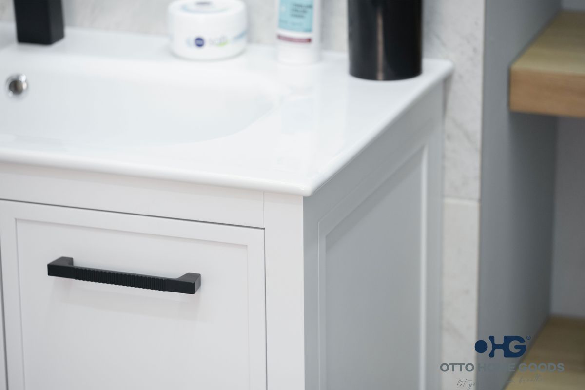 Frame Bathroom Cabinet - White 30" - 5
