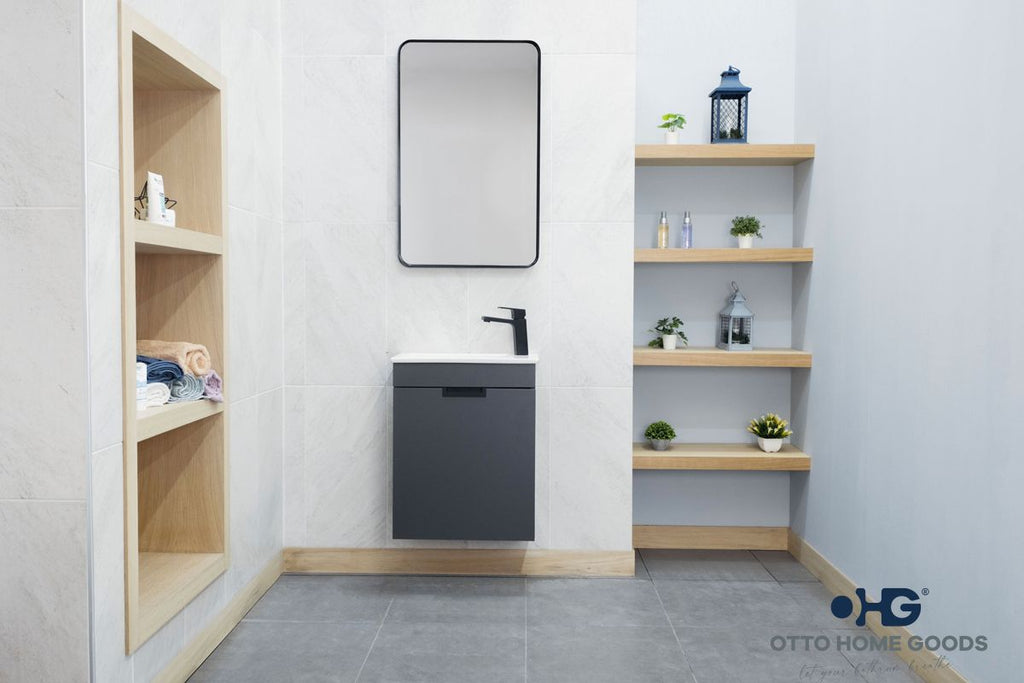 Luca Bathroom Cabinet - Pepper 20"