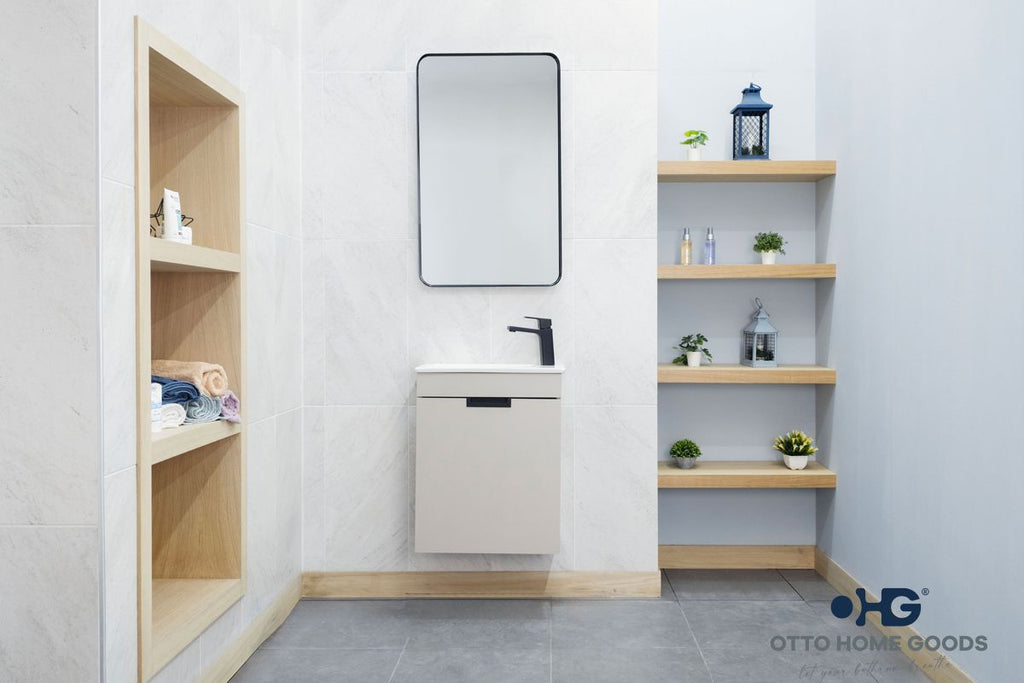 Luca Bathroom Cabinet - Sand 20"